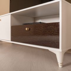 Тумба под ТВ 13.260 Миндаль в Качканаре - kachkanar.mebel24.online | фото 2