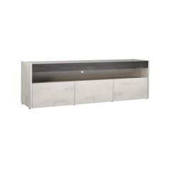Тумба под ТВ 13.272 (Дуб Белый CRAFT, Интра) в Качканаре - kachkanar.mebel24.online | фото