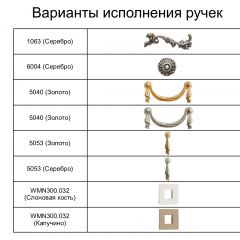Тумба прикроватная Тиффани Premium слоновая кость/золото (ТФТП-1(П) в Качканаре - kachkanar.mebel24.online | фото 2