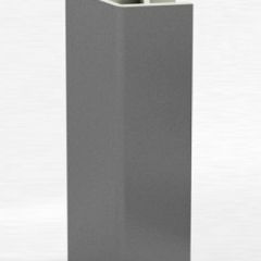 Угловое соединение для цоколя 135 гр. h100 мм (Алюминий, Белый, Черный, Сонома) в Качканаре - kachkanar.mebel24.online | фото 1