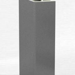 Угловое соединение для цоколя 135 гр. h150 мм (Алюминий, Белый, Черный, Сономаый) в Качканаре - kachkanar.mebel24.online | фото