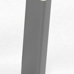 Торцевая заглушка  для цоколя h100 мм (Алюминий, Белый, Черный, Сонома) в Качканаре - kachkanar.mebel24.online | фото 1