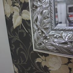 Зеркало большое Тиффани Premium черная/серебро (ТФ/02(П) в Качканаре - kachkanar.mebel24.online | фото 3