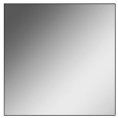 Зеркало Corsica 500х500 black без подсветки Sansa (SB1063Z) в Качканаре - kachkanar.mebel24.online | фото 1