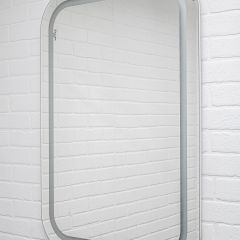 Зеркало Elis 100 white с подсветкой Sansa (SEe1045Z) в Качканаре - kachkanar.mebel24.online | фото 2