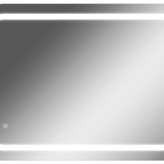 Зеркало Elis 100 white с подсветкой Sansa (SEe1045Z) в Качканаре - kachkanar.mebel24.online | фото