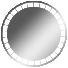 Зеркало Маскат 700х700 с подсветкой Домино (GL7057Z) в Качканаре - kachkanar.mebel24.online | фото