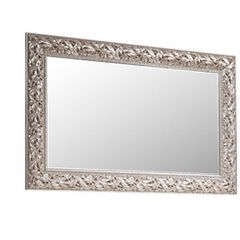 Зеркало Тиффани Premium слоновая кость/серебро (Ф/01(П) в Качканаре - kachkanar.mebel24.online | фото