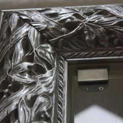 Зеркало Тиффани Premium слоновая кость/серебро (Ф/01(П) в Качканаре - kachkanar.mebel24.online | фото 4