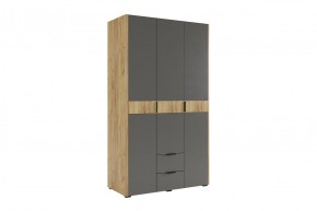 АДАМ Шкаф трехдверный (графит) в Качканаре - kachkanar.mebel24.online | фото