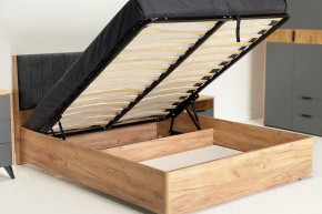 АДАМ Спальный гарнитур (модульный) графит в Качканаре - kachkanar.mebel24.online | фото 10