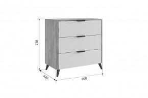 АДАМ Спальный гарнитур (модульный) графит в Качканаре - kachkanar.mebel24.online | фото 15
