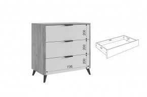 АДАМ Спальный гарнитур (модульный) графит в Качканаре - kachkanar.mebel24.online | фото 16