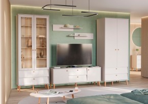 АФИНА Гостиная (модульная) кашемир серый в Качканаре - kachkanar.mebel24.online | фото 1