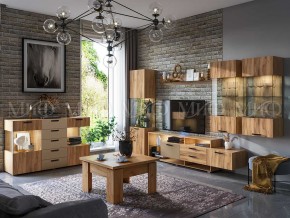 АЛТЕЯ Пенал Стекло (Дуб крафт) в Качканаре - kachkanar.mebel24.online | фото 3