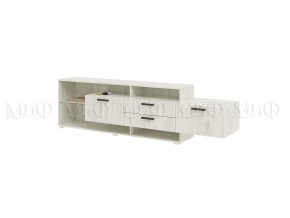 АЛТЕЯ Тумба ТВ (Дуб крафт белый) в Качканаре - kachkanar.mebel24.online | фото 1
