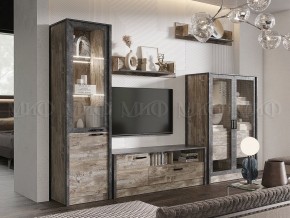 Амели Пенал-стекло (Дуб Юкон-Бетон темный) в Качканаре - kachkanar.mebel24.online | фото 3