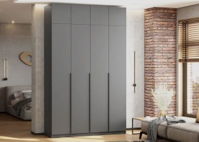 Антресоль 1600 «ШК-5» Графит серый в Качканаре - kachkanar.mebel24.online | фото 4