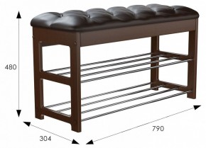 Банкетка-стеллаж для обуви Грейс в Качканаре - kachkanar.mebel24.online | фото