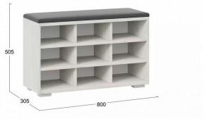 Банкетка-стеллаж для обуви Тип 10 в Качканаре - kachkanar.mebel24.online | фото 4