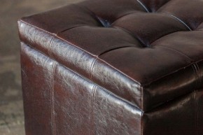 Банкетка-сундук Лонг коричневая в Качканаре - kachkanar.mebel24.online | фото 4