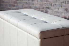 Банкетка-сундук Лонг светло-бежевая  в Качканаре - kachkanar.mebel24.online | фото 2