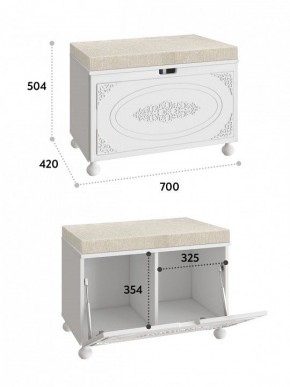 Банкетка-тумба Ассоль АС-70 в Качканаре - kachkanar.mebel24.online | фото 3