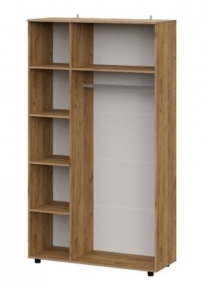 БАЙКАЛ Шкаф трехстворчатый (Графит/Дуб золотой) в Качканаре - kachkanar.mebel24.online | фото 2