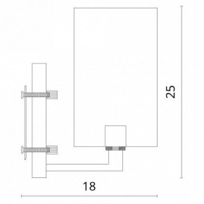 Бра Divinare Porta 5933/01 AP-1 в Качканаре - kachkanar.mebel24.online | фото 3