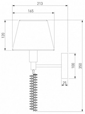 Бра Eurosvet Charuel 60148/1 матовое золото в Качканаре - kachkanar.mebel24.online | фото