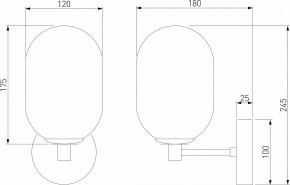 Бра Eurosvet Loona 60161 латунь в Качканаре - kachkanar.mebel24.online | фото 4