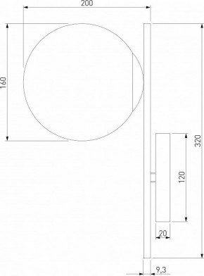 Бра Eurosvet Marbella 60147/1 черный в Качканаре - kachkanar.mebel24.online | фото 2