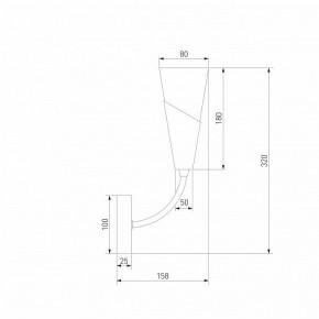 Бра Eurosvet Rhyton 60167/1 никель в Качканаре - kachkanar.mebel24.online | фото 6