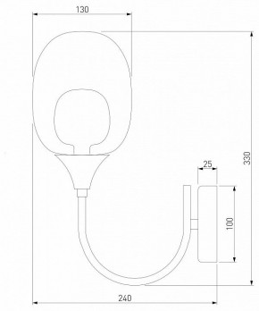 Бра Eurosvet Spritz 70218/1 латунь в Качканаре - kachkanar.mebel24.online | фото 4