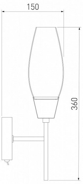 Бра Eurosvet Thalia 60140/1 сатин-никель в Качканаре - kachkanar.mebel24.online | фото 3