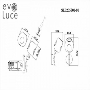 Бра EVOLUCE Besano SLE205301-01 в Качканаре - kachkanar.mebel24.online | фото 7