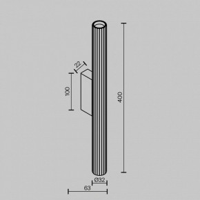 Бра Maytoni Calipso C082WL-12W2.7K-B в Качканаре - kachkanar.mebel24.online | фото 4