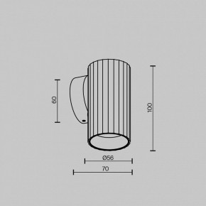 Бра Maytoni Calipso C106WL-01-GU10-B в Качканаре - kachkanar.mebel24.online | фото 6