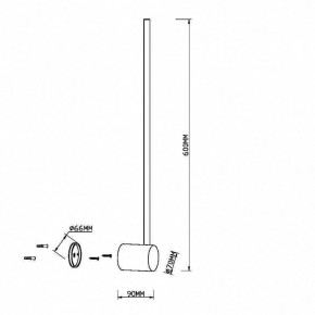 Бра Maytoni Light stick MOD237WL-L6B3K в Качканаре - kachkanar.mebel24.online | фото 3