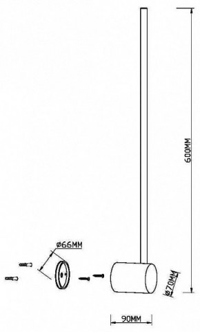 Бра Maytoni Light stick MOD237WL-L6BS3K в Качканаре - kachkanar.mebel24.online | фото 4