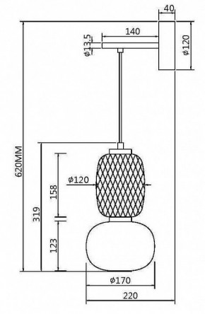 Бра Maytoni Pattern MOD267WL-L18G3K в Качканаре - kachkanar.mebel24.online | фото 4