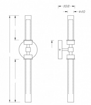 Бра Maytoni Stelo MOD116WL-L7B3K в Качканаре - kachkanar.mebel24.online | фото 3