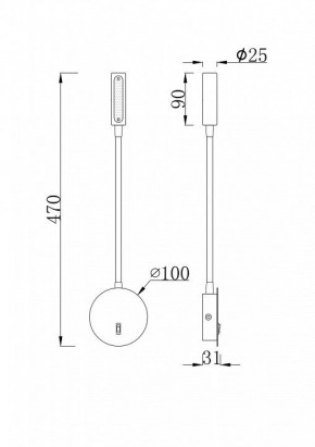 Бра Maytoni Stem C035WL-L3W3K в Качканаре - kachkanar.mebel24.online | фото 6