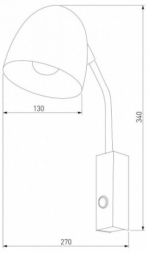 Бра TK Lighting Soho 4167 Soho Black в Качканаре - kachkanar.mebel24.online | фото 2