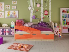 ДЕЛЬФИН Кровать 1800 (Оранжевый металлик) в Качканаре - kachkanar.mebel24.online | фото 1