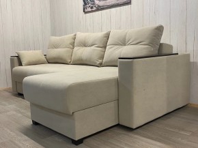 Диван угловой Комфорт-3 (НПБ+МДФ) велюр Luma 01 в Качканаре - kachkanar.mebel24.online | фото 2