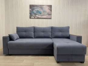 Диван угловой Комфорт-3 (НПБ+МДФ) велюр Monaco 13 в Качканаре - kachkanar.mebel24.online | фото