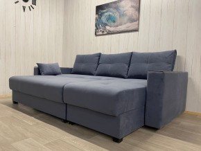 Диван угловой Комфорт-3 (НПБ+МДФ) велюр Monaco 13 в Качканаре - kachkanar.mebel24.online | фото 3