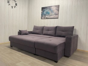 Диван угловой Комфорт-3 (НПБ+МДФ) велюр Monaco 8 в Качканаре - kachkanar.mebel24.online | фото 2