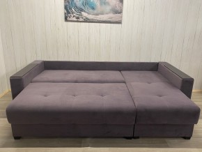 Диван угловой Комфорт-3 (НПБ+МДФ) велюр Monaco 8 в Качканаре - kachkanar.mebel24.online | фото 4